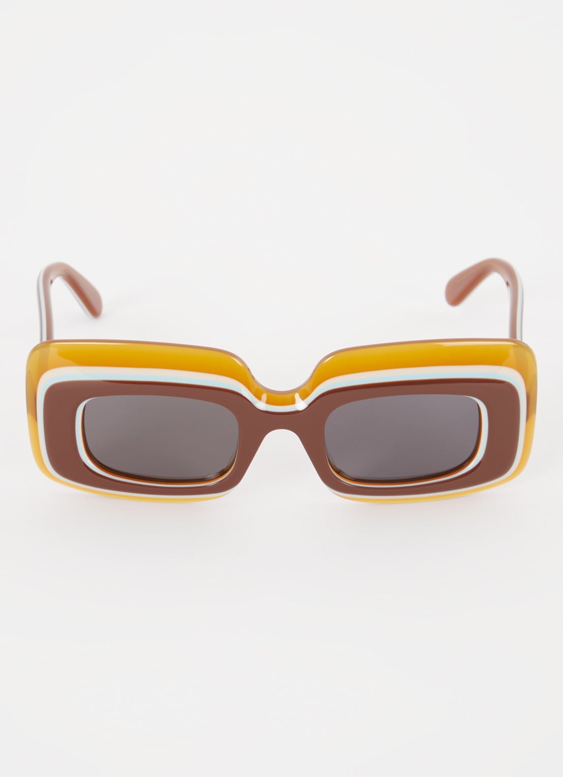 LOEWE Retro zonnebril E4000232 - detail 2 bruin