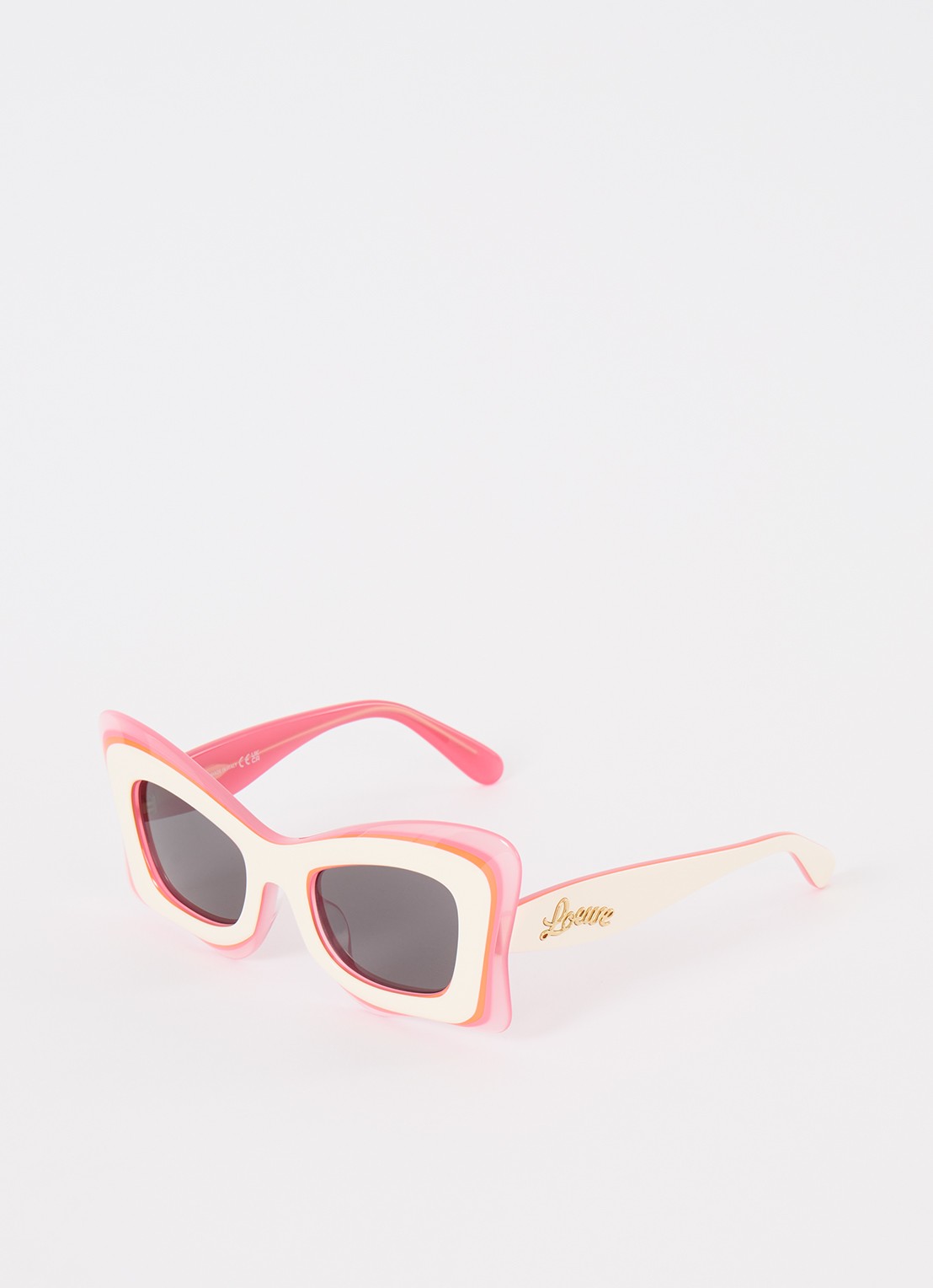 LOEWE Retro zonnebril LW40140U - voorkant roze