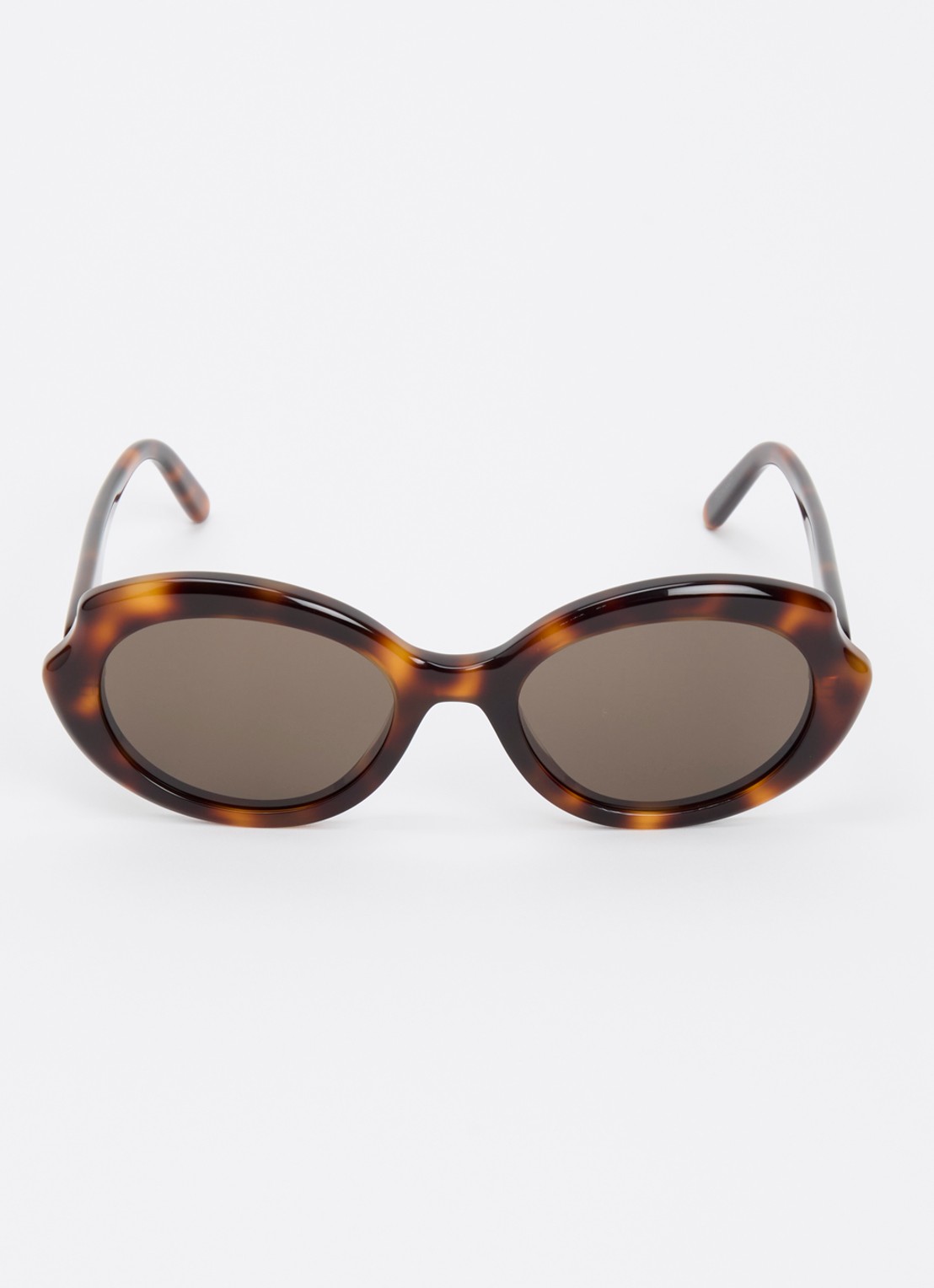 LOEWE Retro zonnebril LW40147I - detail bruin