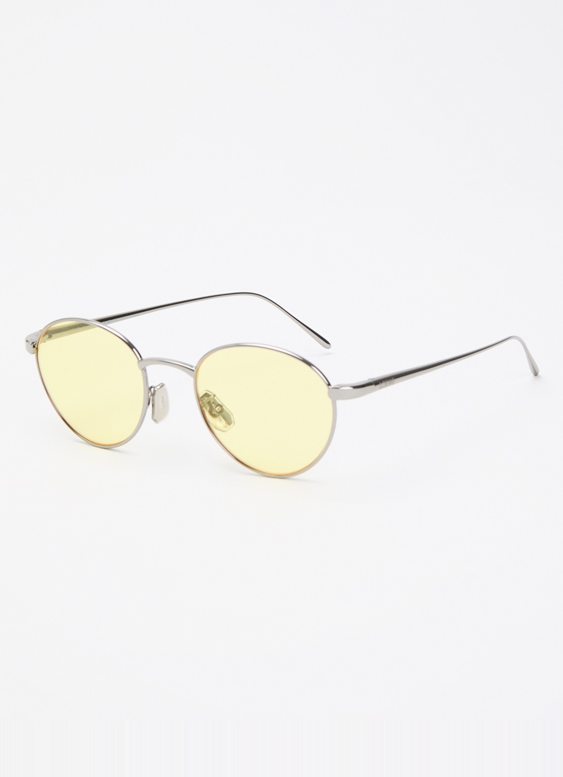 LOEWE Retro zonnebril LW40152U  - voorkant 4 geel