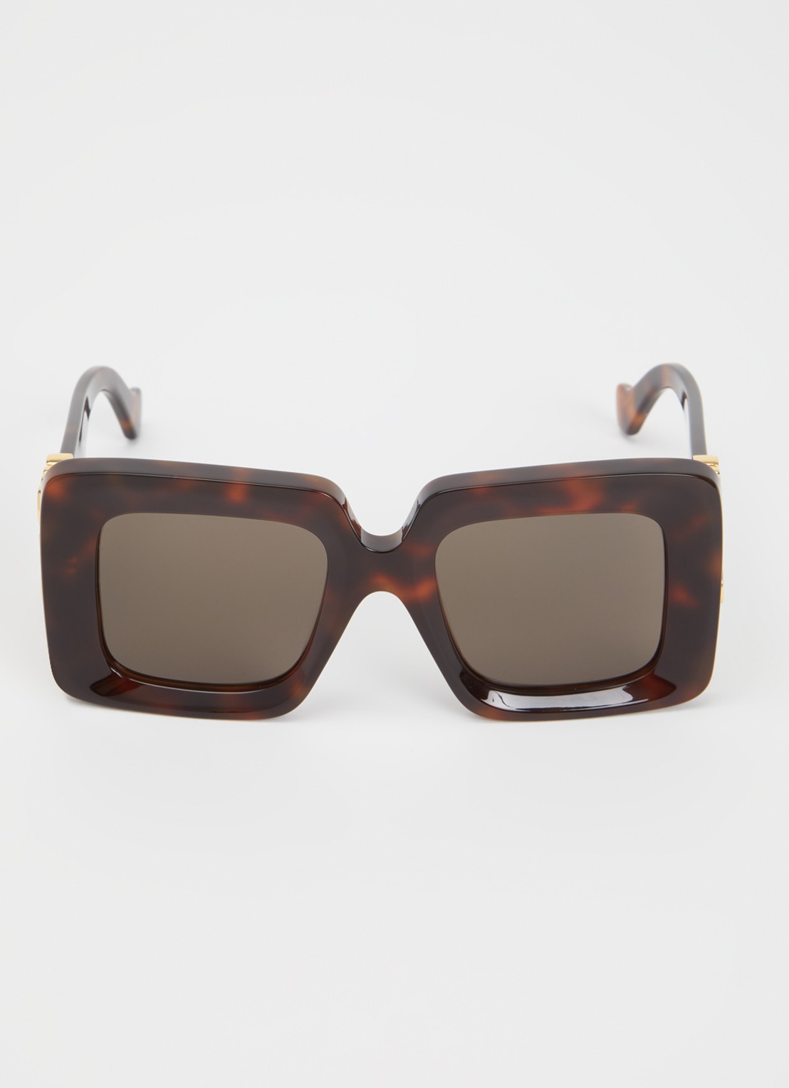 LOEWE Retro zonnebril - detail bruin