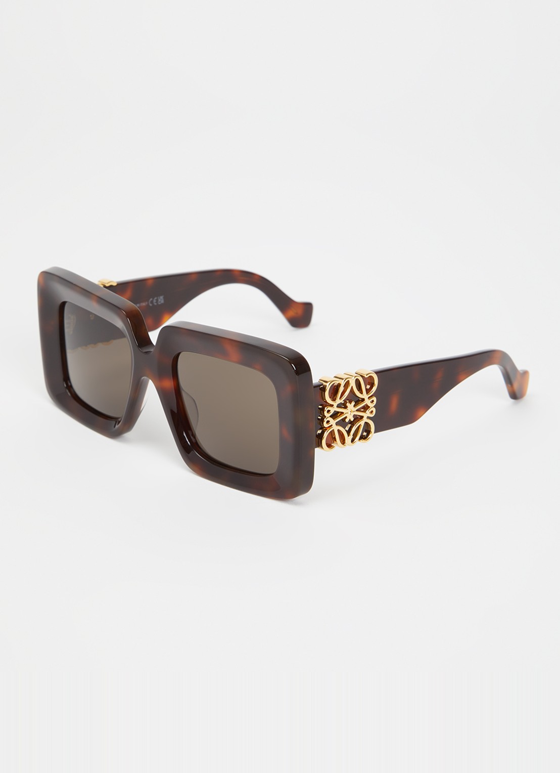 LOEWE Retro zonnebril - voorkant 4 bruin