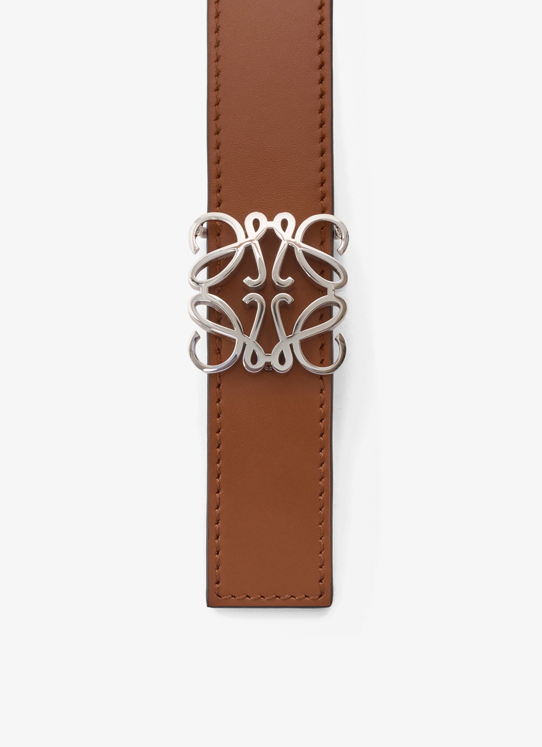 LOEWE Reversible riem van kalfsleer - detail 3 bruin
