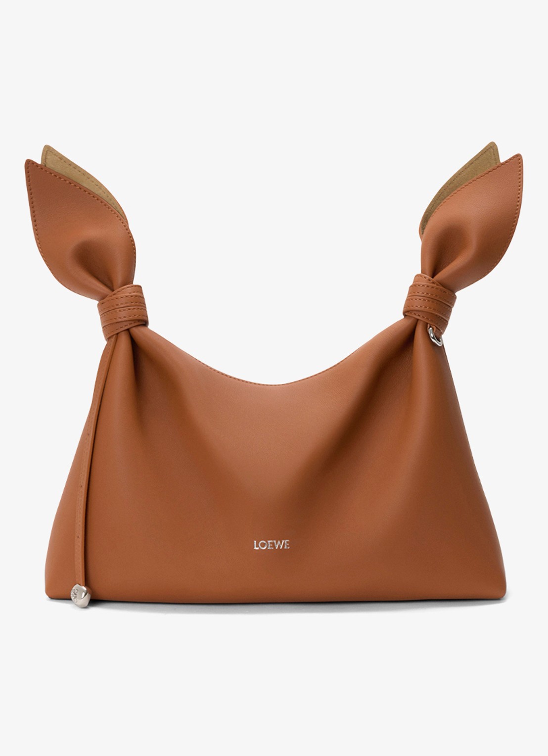 LOEWE Scarf Medium schoudertas van kalfsleer  - voorkant bruin