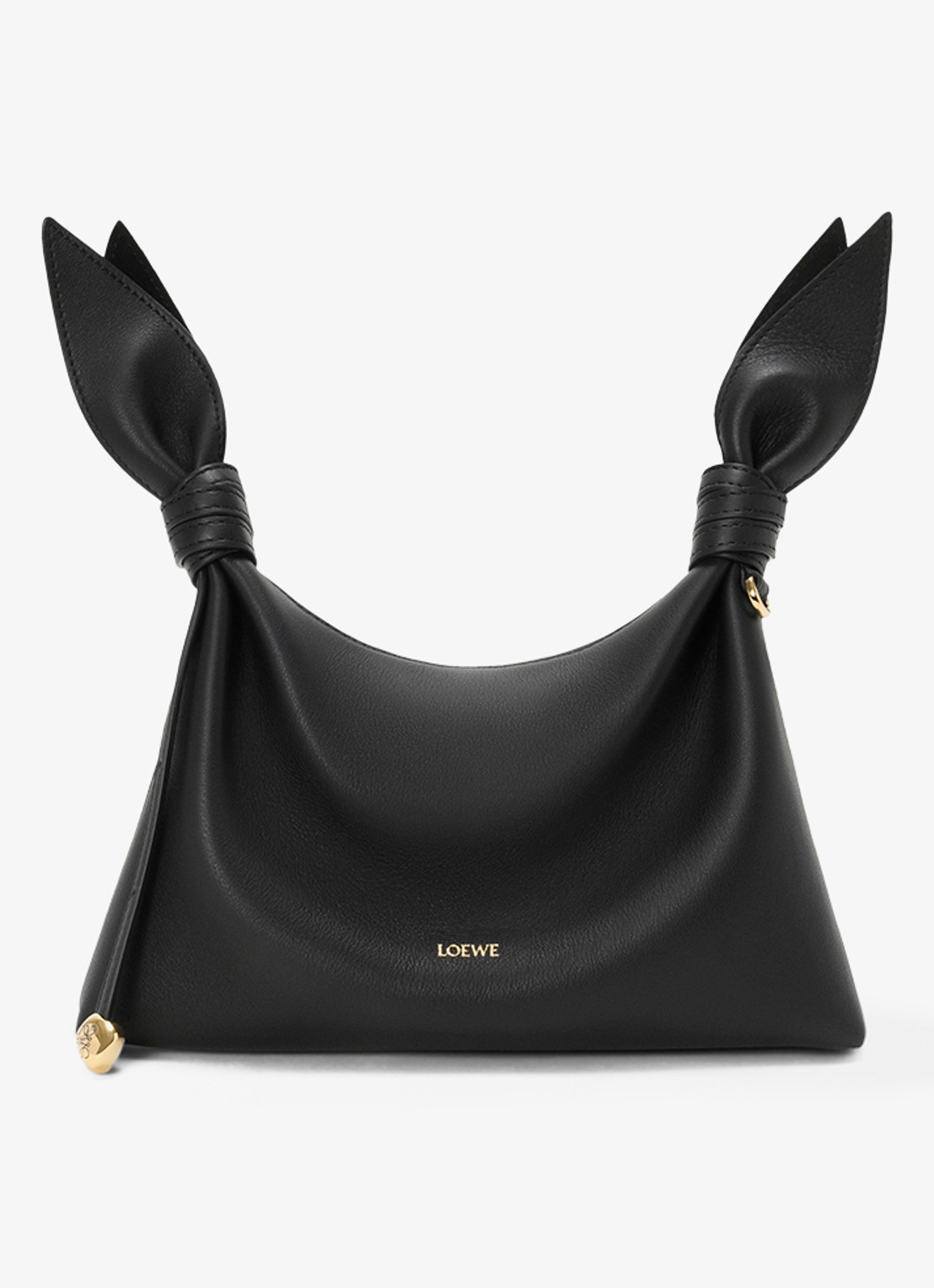 LOEWE Scarf Mini schoudertas van kalfsleer  - voorkant 7 zwart