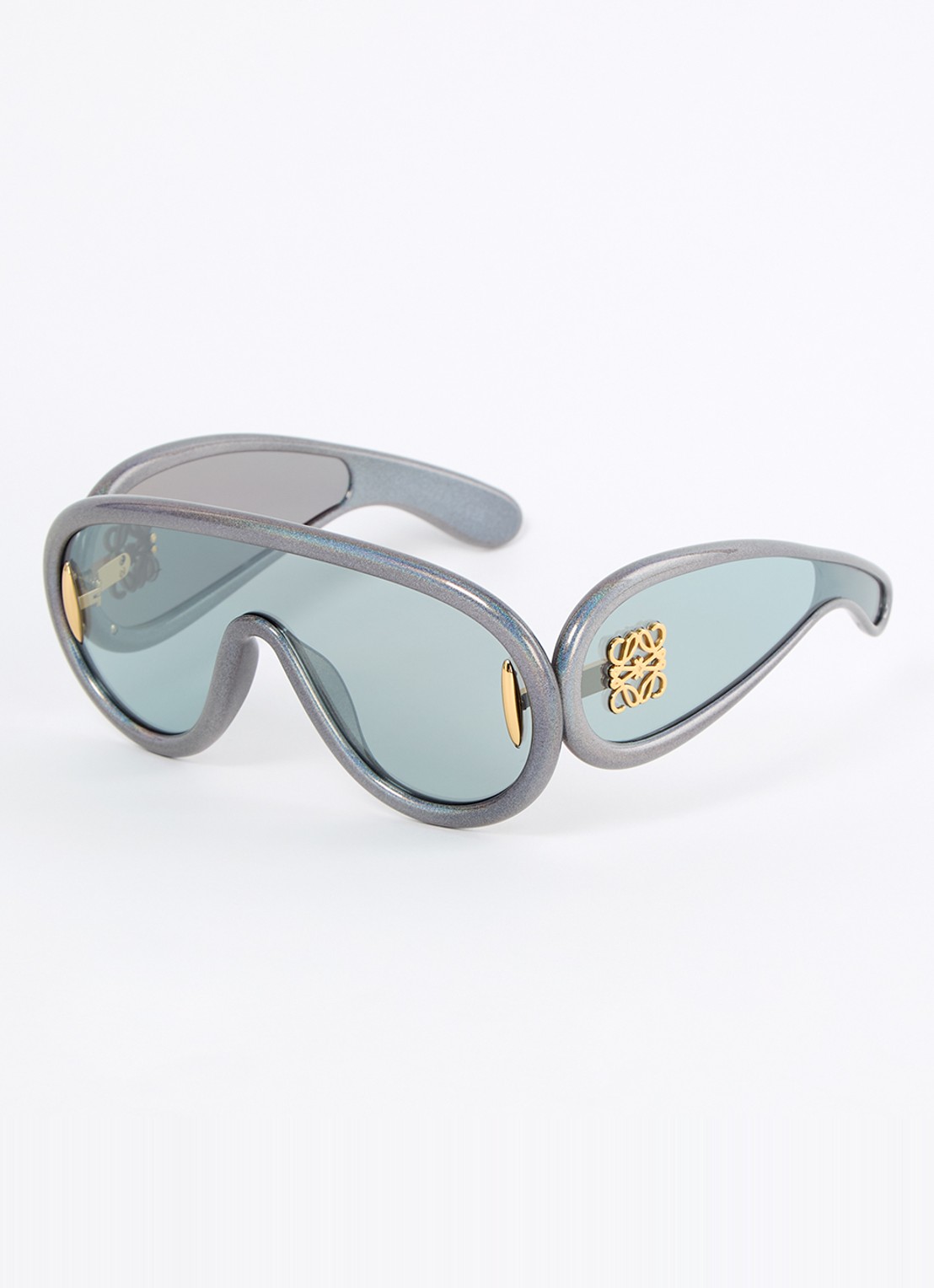 LOEWE Shield zonnebril LW40108I - voorkant grijs