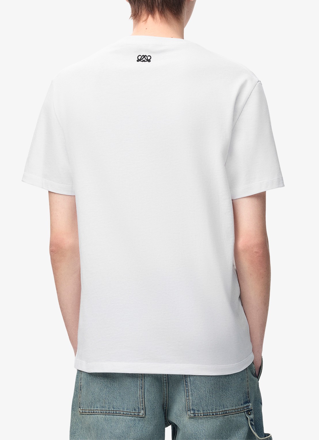 LOEWE T-shirt met logoprint - achterkant wit