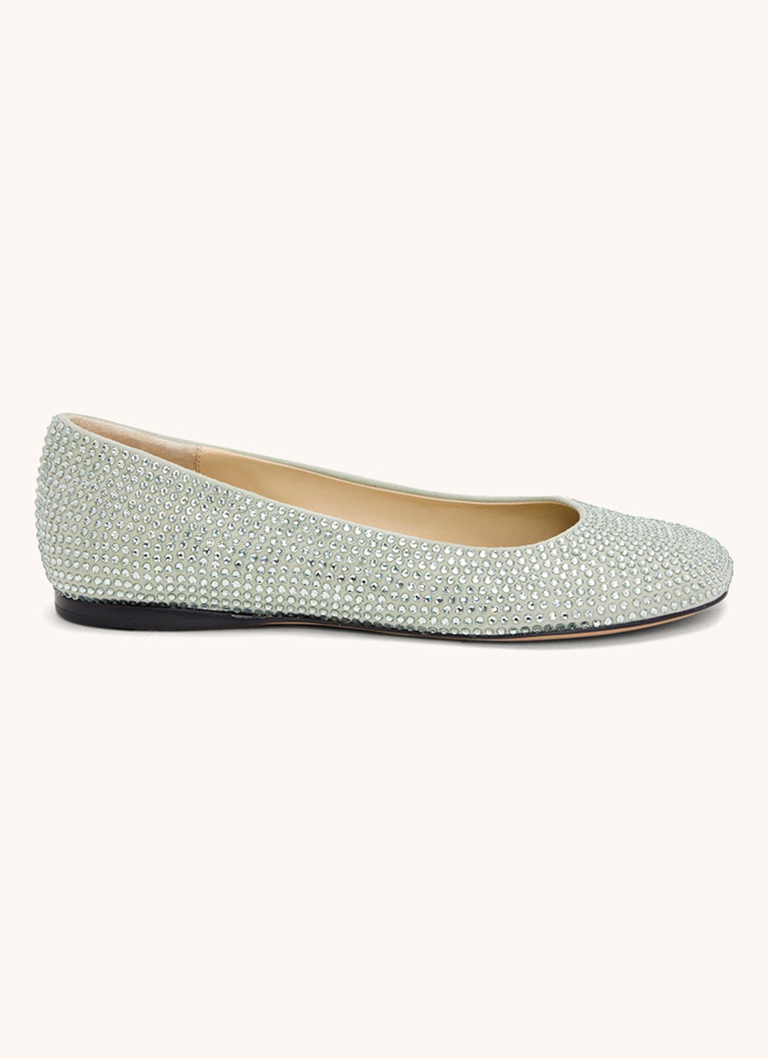 LOEWE Toy ballerina van geitenleer - voorkant 4 lichtgroen