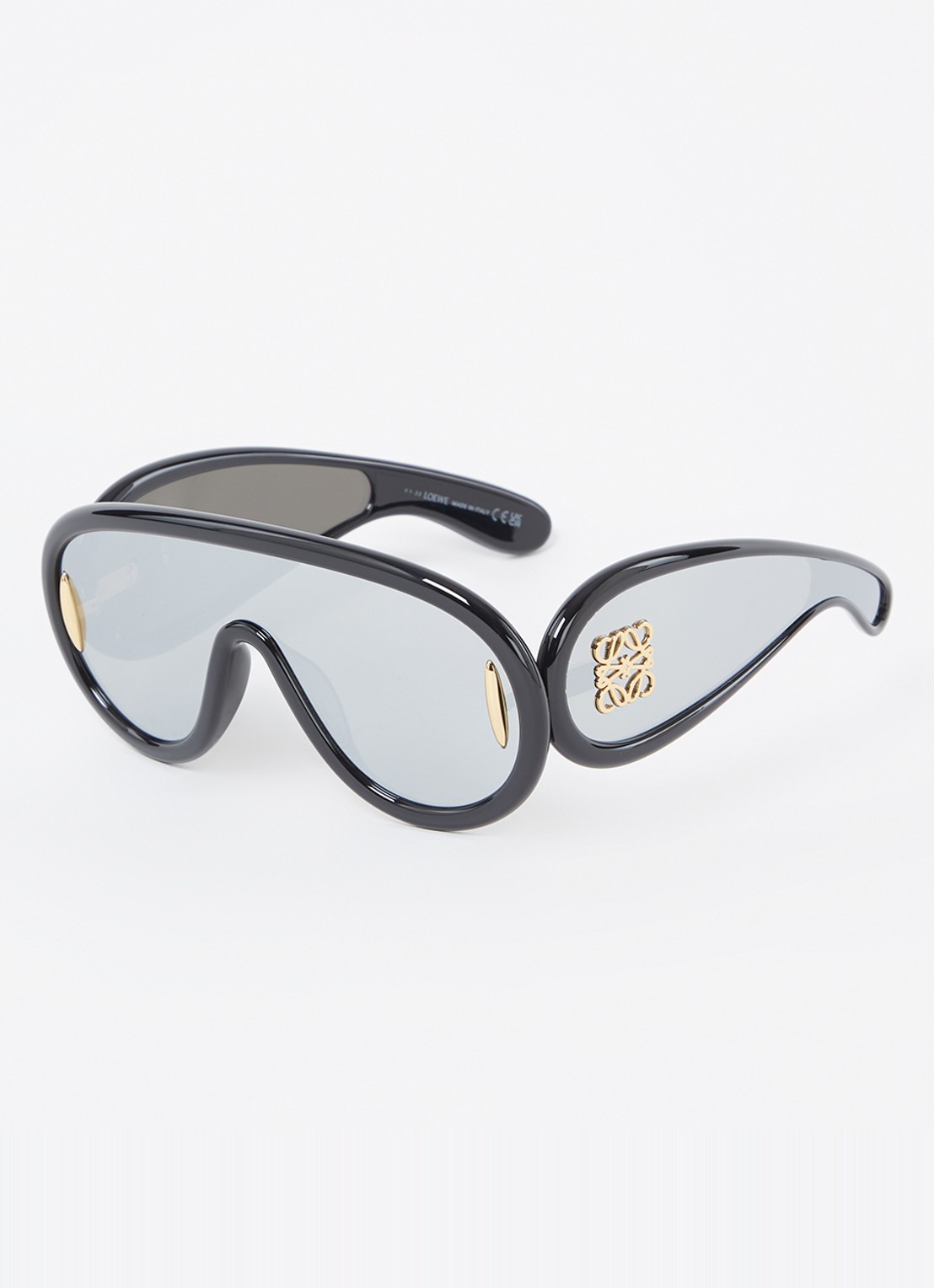 LOEWE Wave Mask zonnebril LW40108I - voorkant 4 zwart