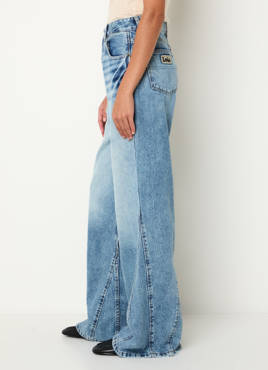 Lois Skater high waist flared fit jeans met steekzakken - detail 5 jeans