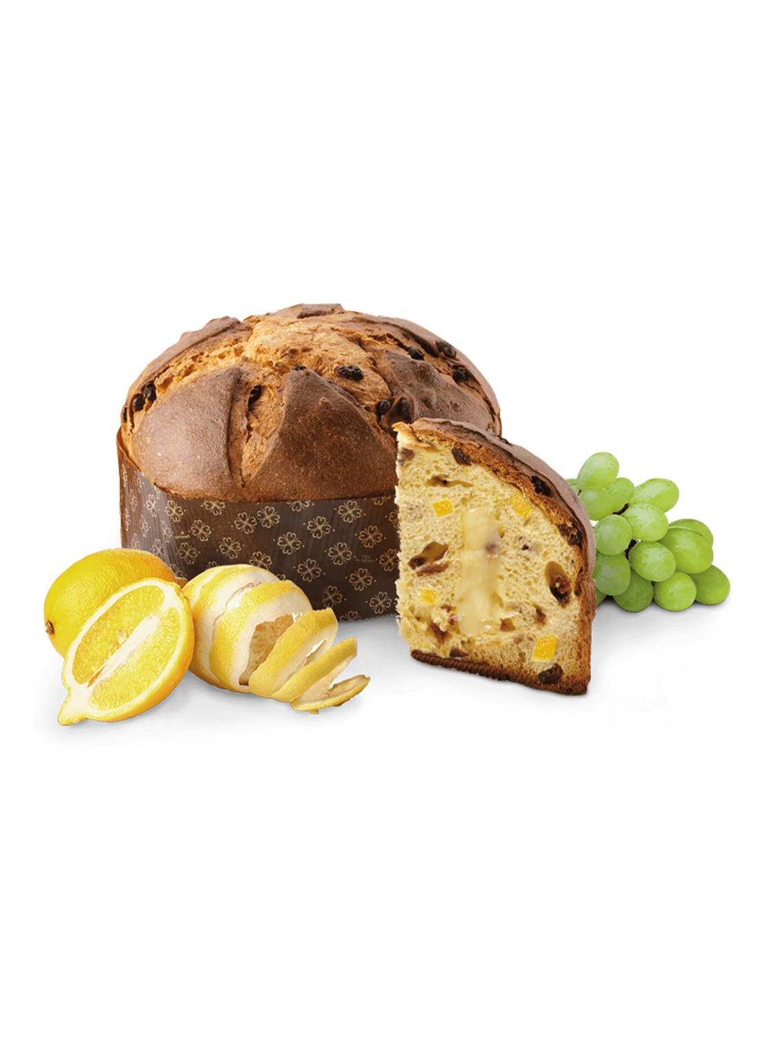 Loison Lemons panettone 750 gram - voorkant 2 beige