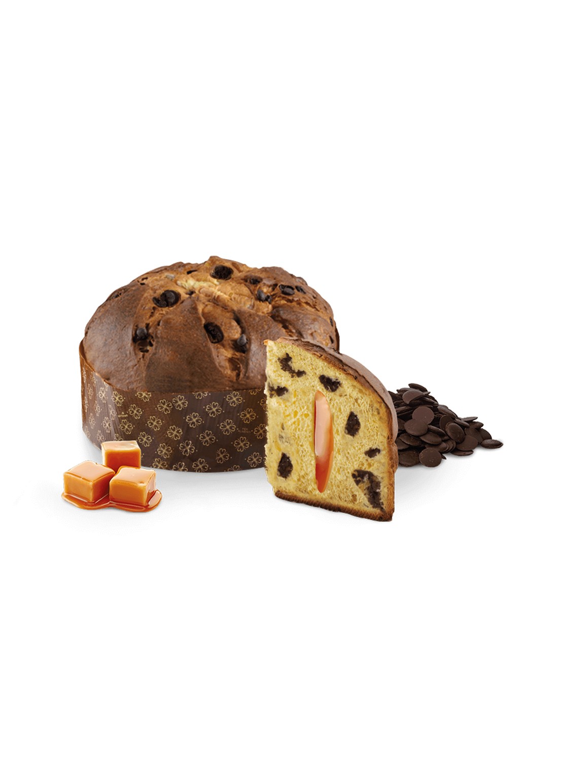 Loison NeroSale Chocolate & Salted Caramel panettone 700 gram - voorkant 2 undefined