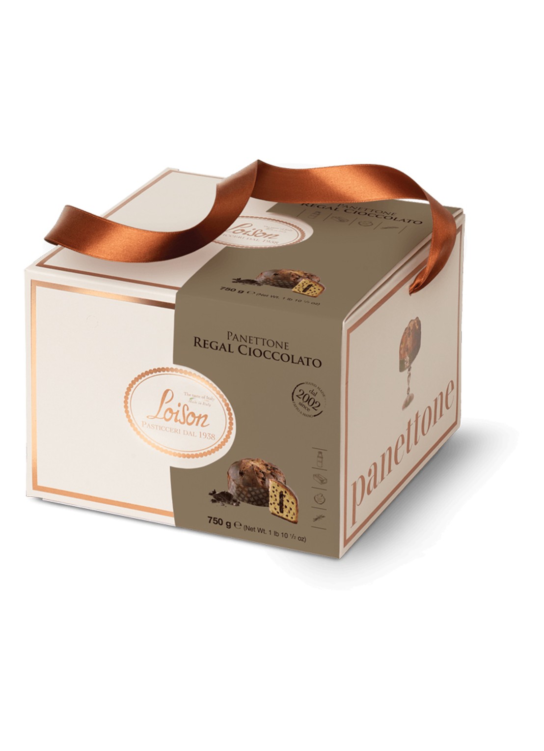 Loison Regal Chocolate panettone 750 gram - voorkant undefined