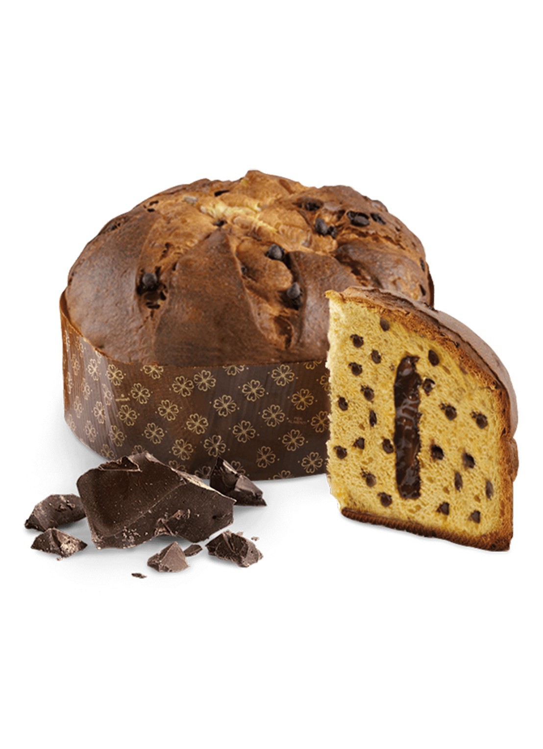 Loison Regal Chocolate panettone in bewaarblik 750 gram - voorkant 2 undefined