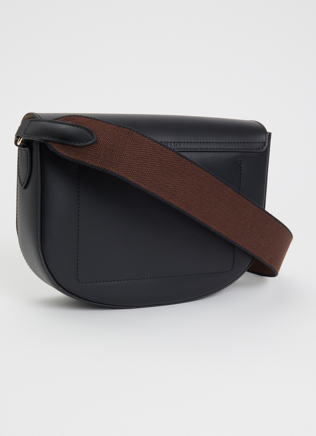 Longchamp Épure crossbodytas M van kalfsleer - achterkant zwart