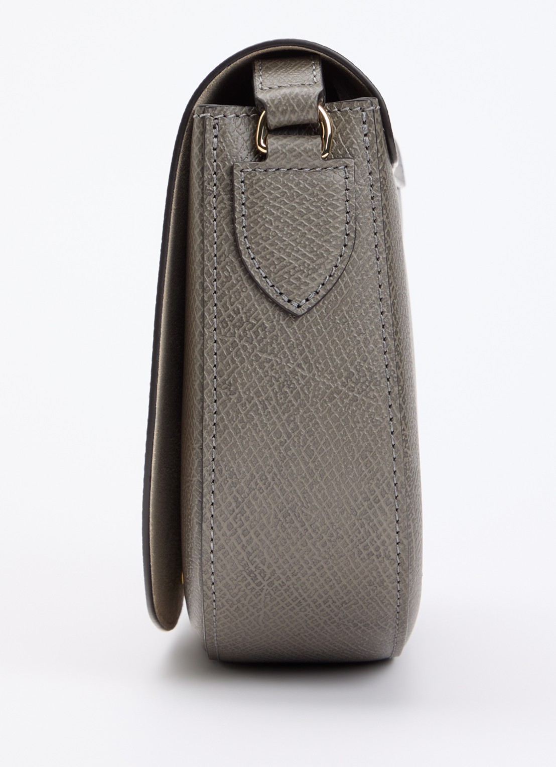 Longchamp Épure crossbodytas M van leer met verstelbare schouderriem  - detail 3 grijs