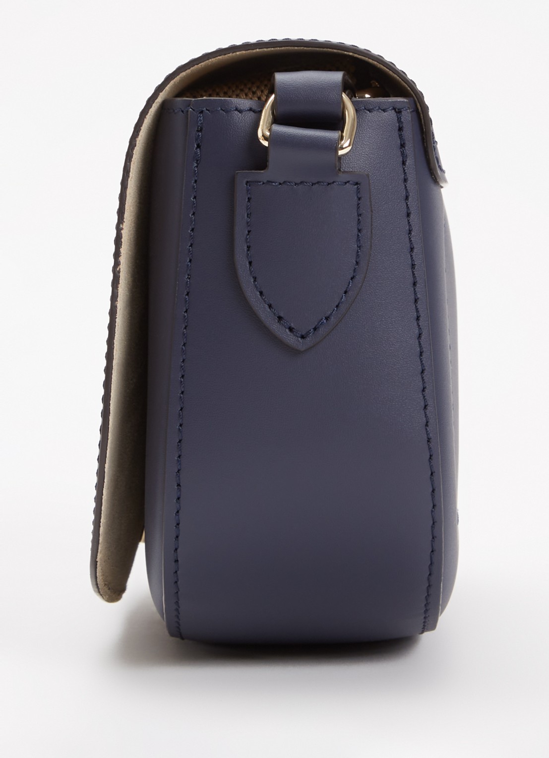 Longchamp Épure crossbodytas S van kalfsleer - detail 5 donkerblauw