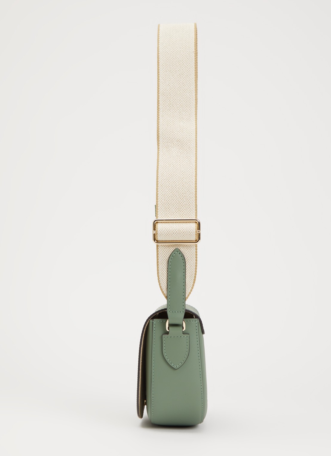 Longchamp Épure crossbodytas S van kalfsleer - detail 2 groen