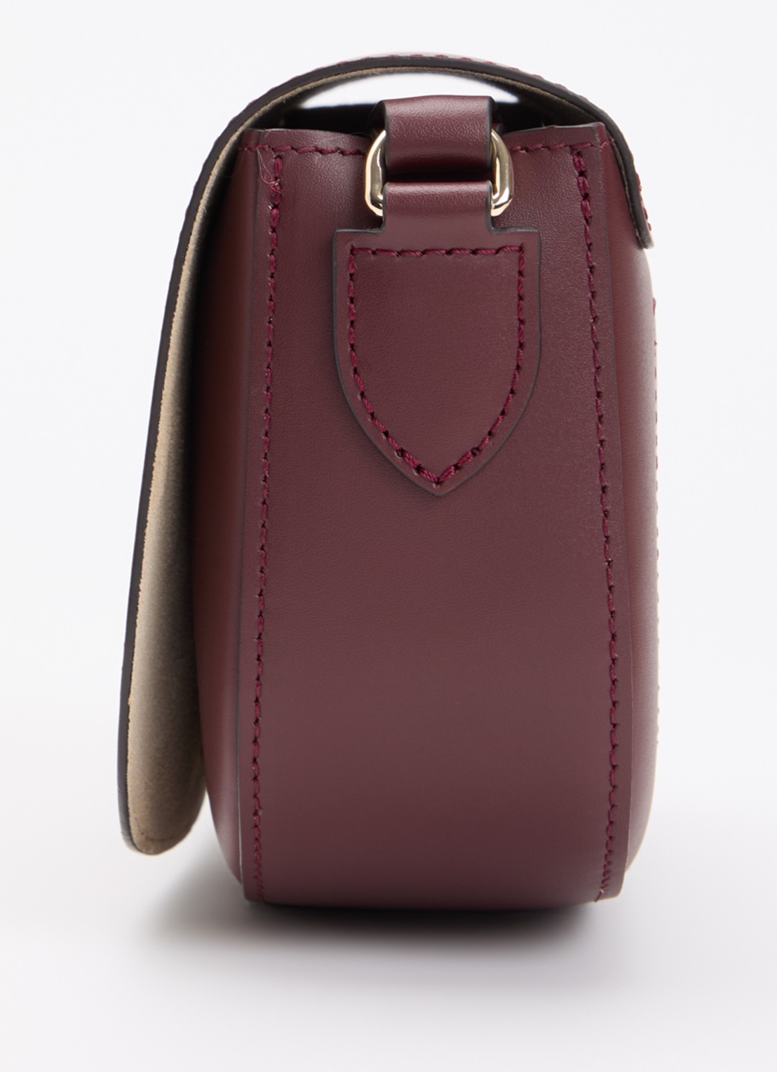 Longchamp Épure crossbodytas S van kalfsleer - detail 4 bordeauxrood
