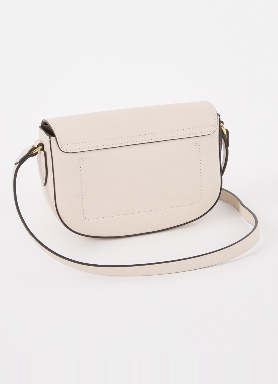 Longchamp Épure crossbodytas S van leer - achterkant 5 beige