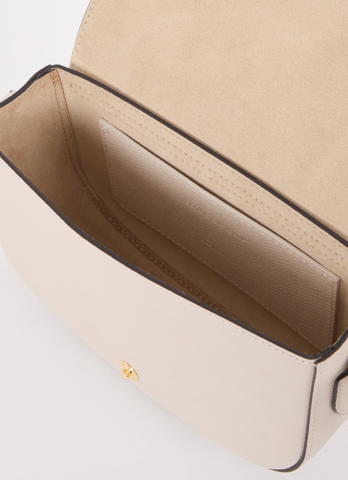 Longchamp Épure crossbodytas S van leer - detail beige