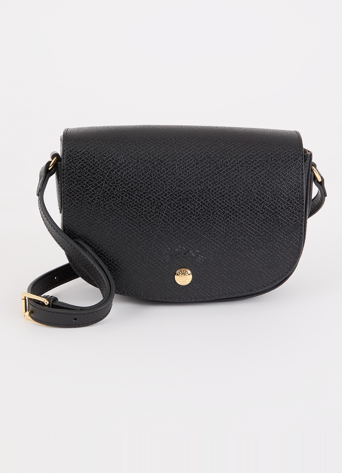 Longchamp Épure crossbodytas S van leer - voorkant 4 zwart