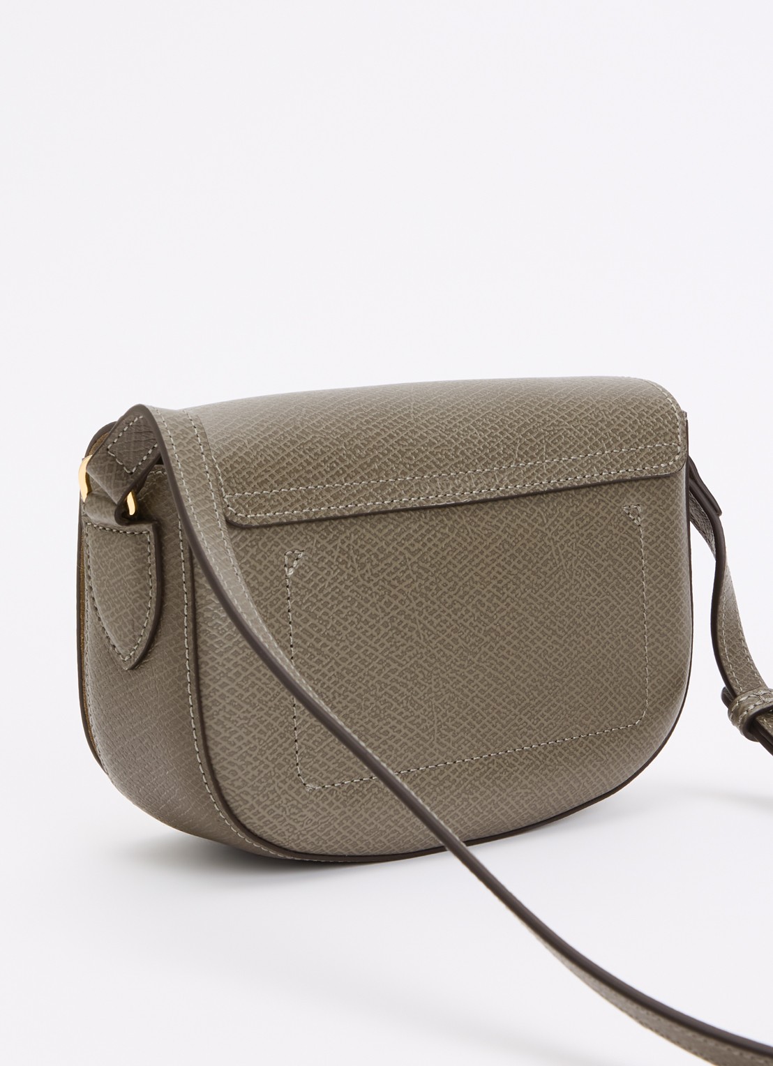 Longchamp Épure crossbodytas S van leer - achterkant olijfgroen