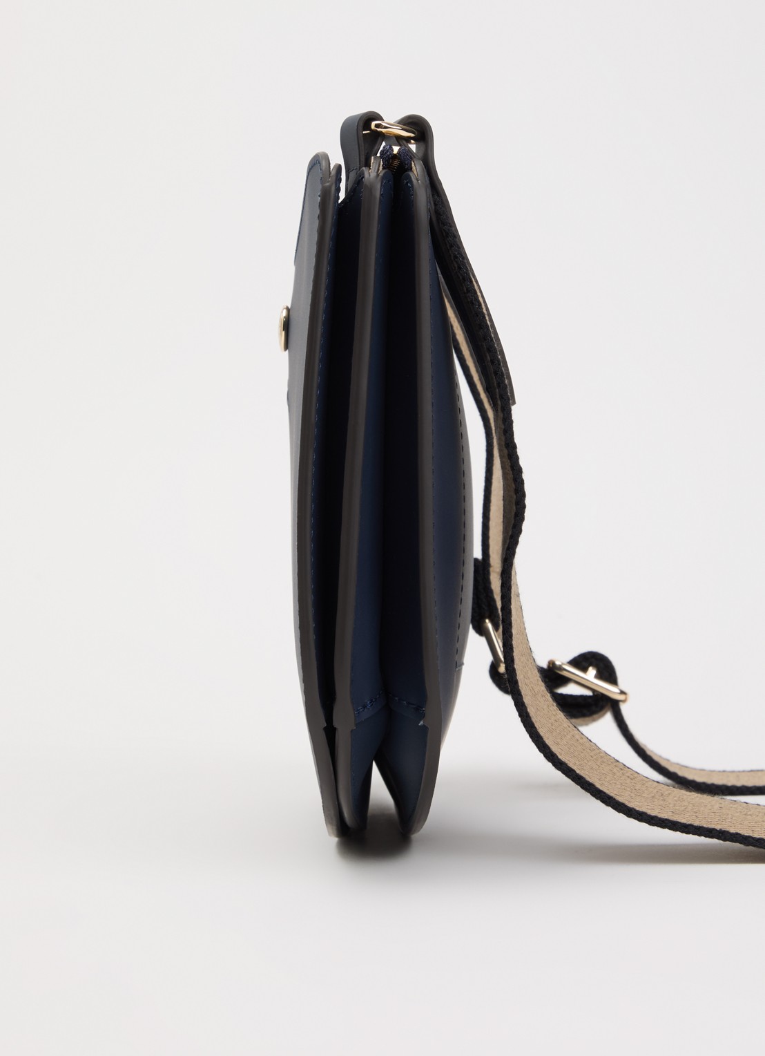 Longchamp Épure crossbodytas van kalfsleer met verstelbare schouderriem  - detail 5 indigo