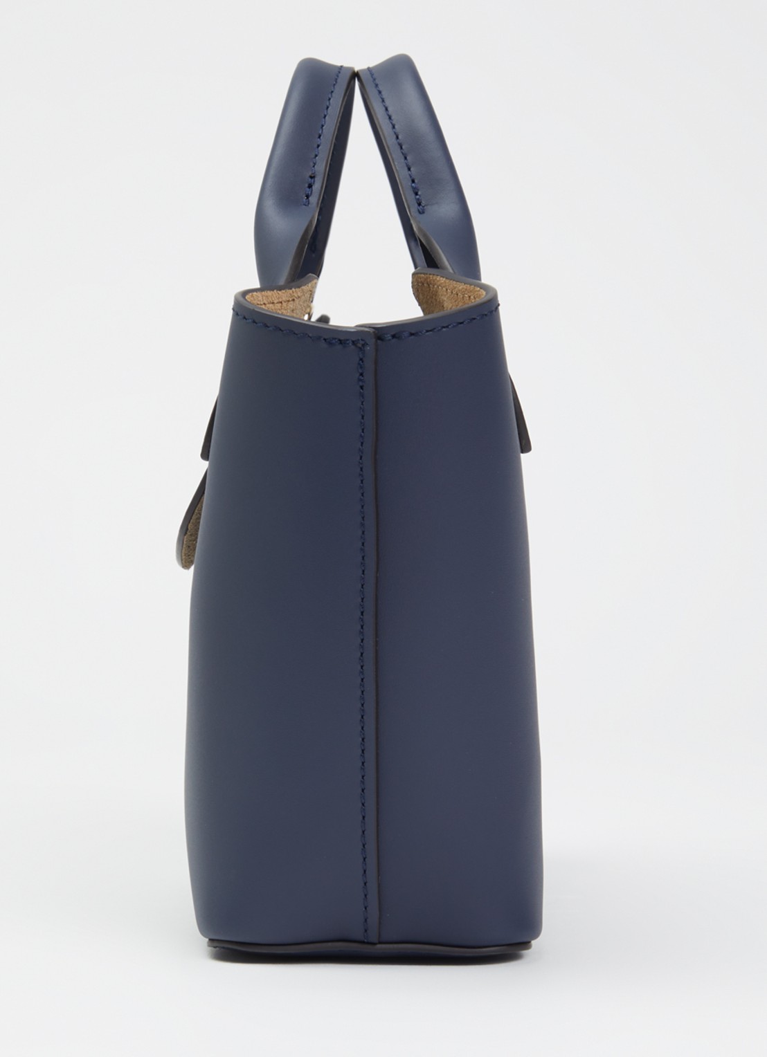 Longchamp Épure crossbodytas XS van kalfsleer met afneembare schouderriem - detail 6 donkerblauw