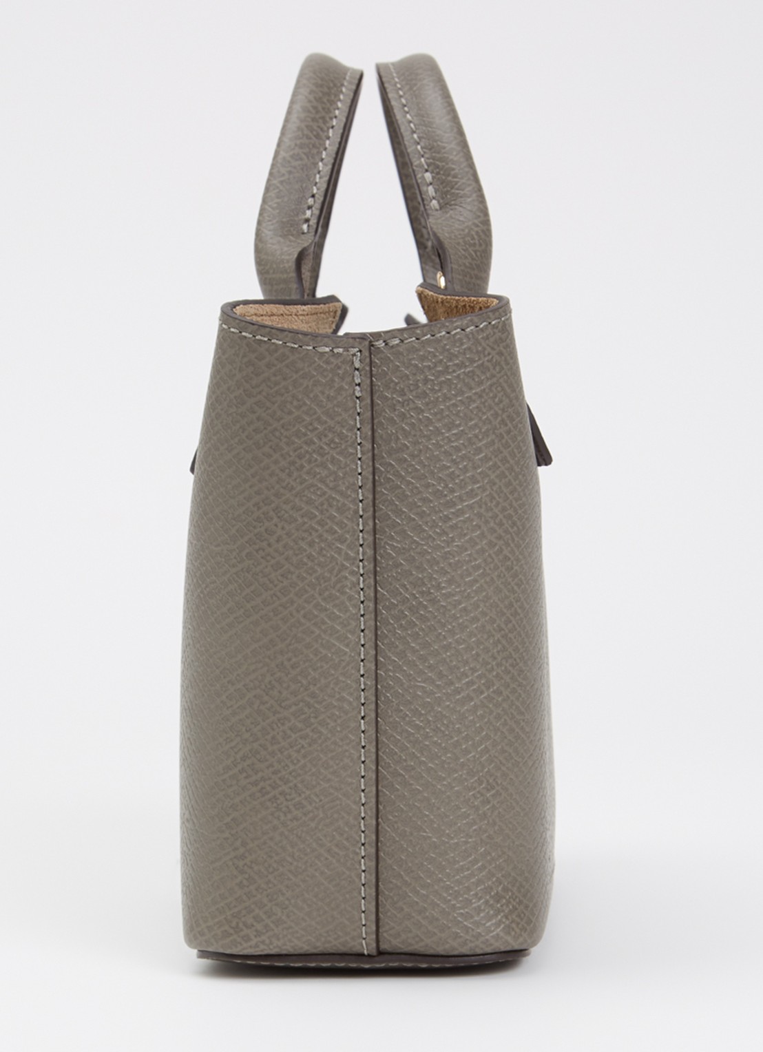 Longchamp Épure crossbodytas XS van leer met afneembare schouderriem - detail 2 grijs
