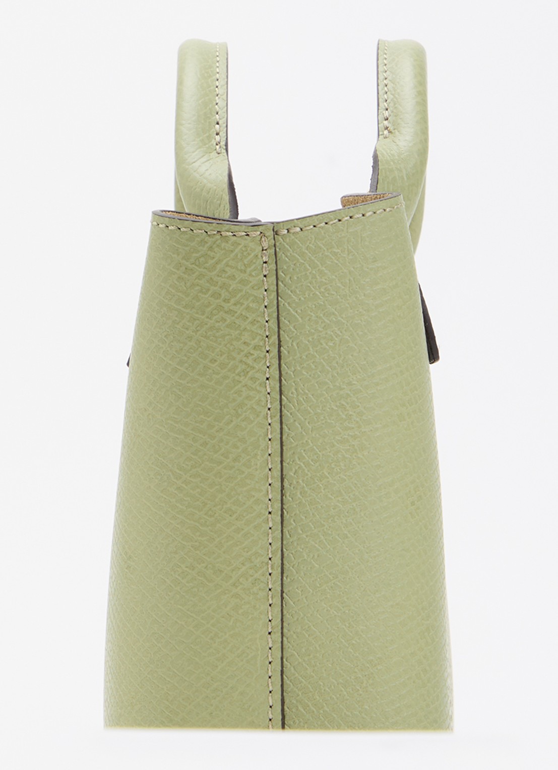 Longchamp Épure crossbodytas XS van leer met afneembare schouderriem - detail 3 lindegroen