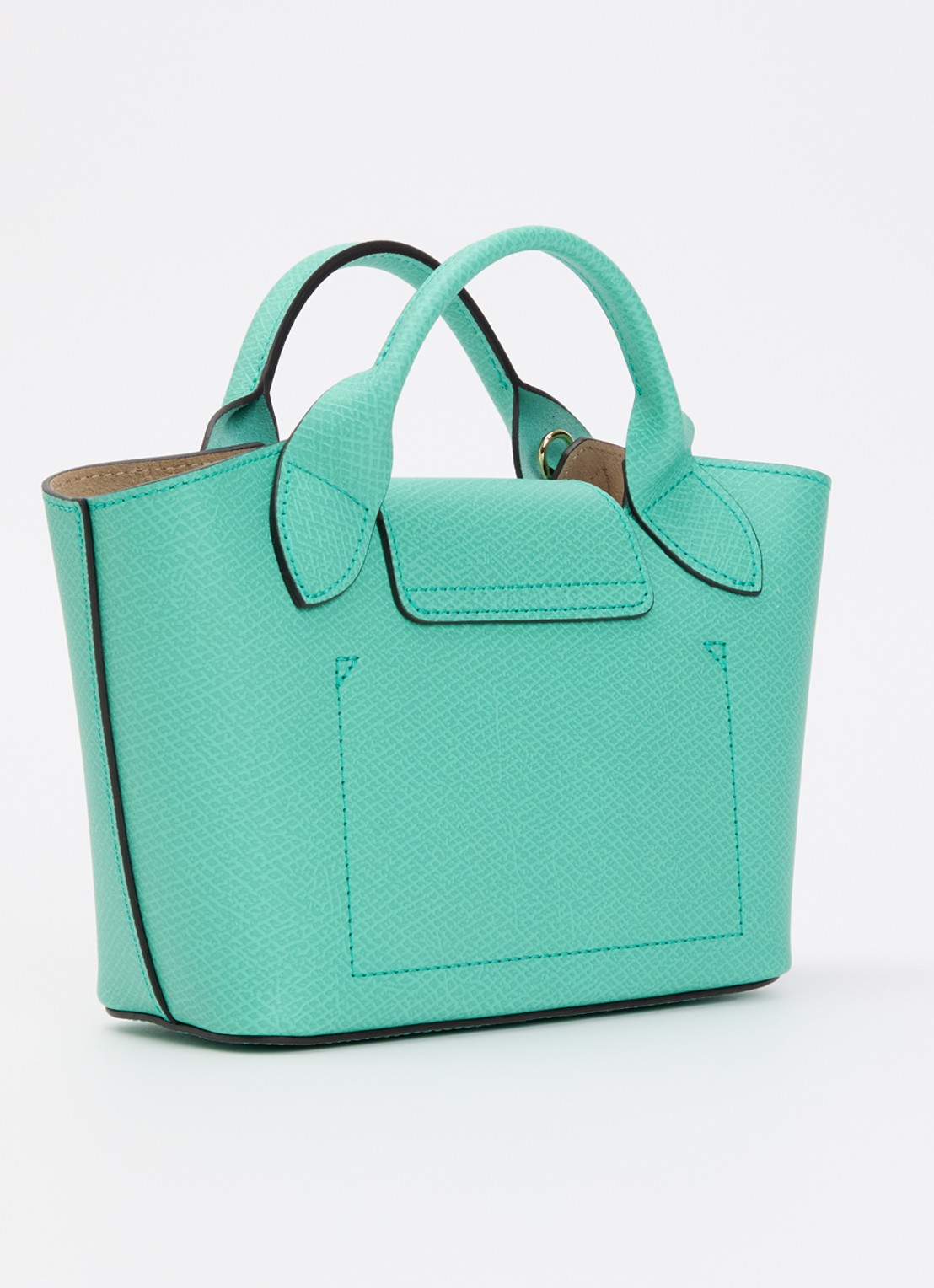 Longchamp Èpure handtas van leer met afneembare schouderriem - achterkant 2 mint