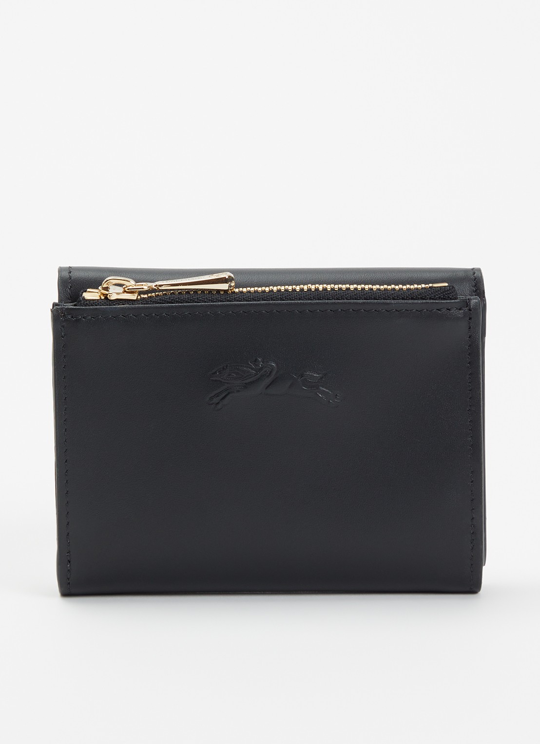Longchamp Épure portemonnee van leer - voorkant 2 zwart