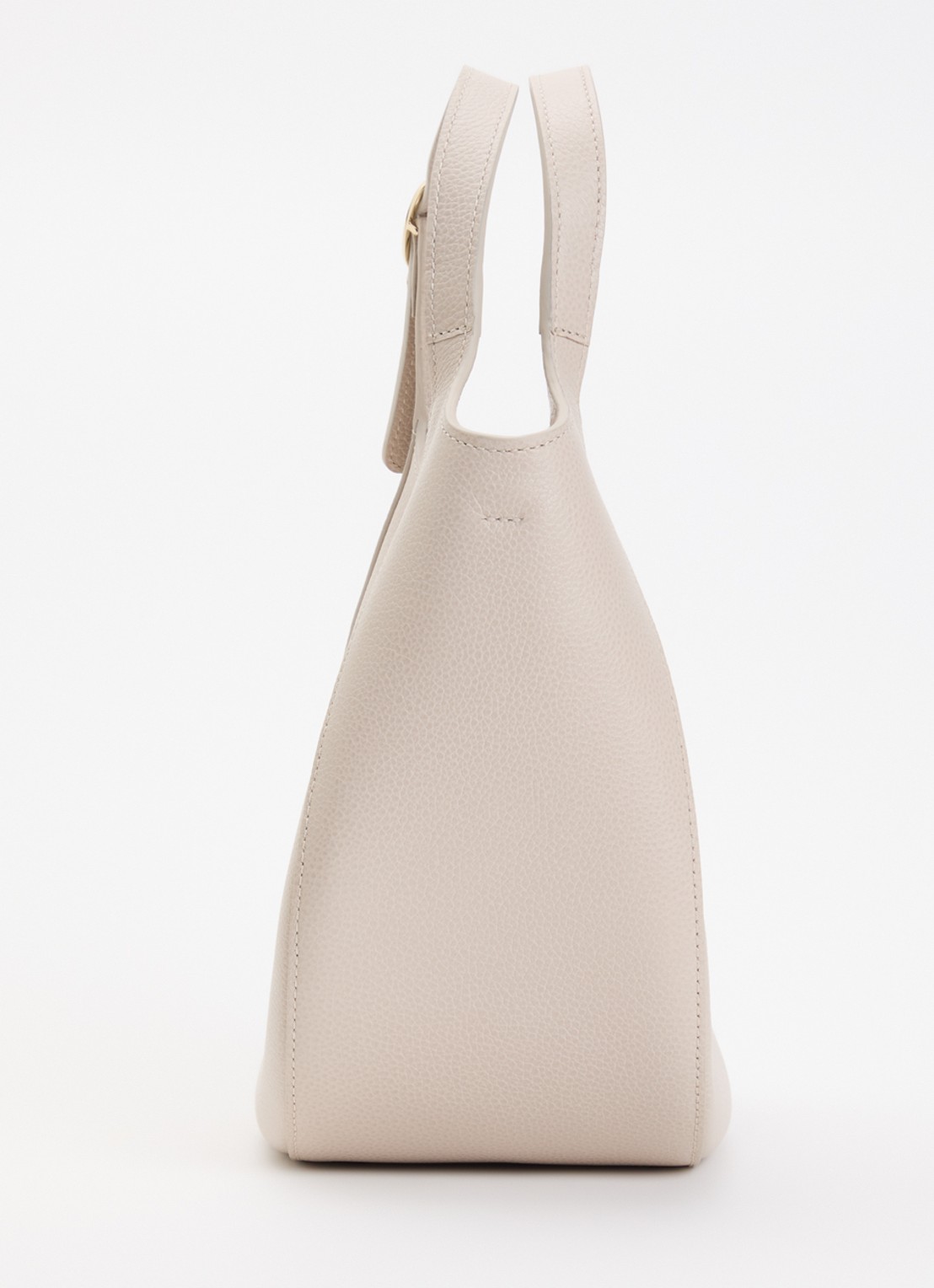 Longchamp Le Foulonné handtas S van leer met afneembare schouderriem - detail 6 beige
