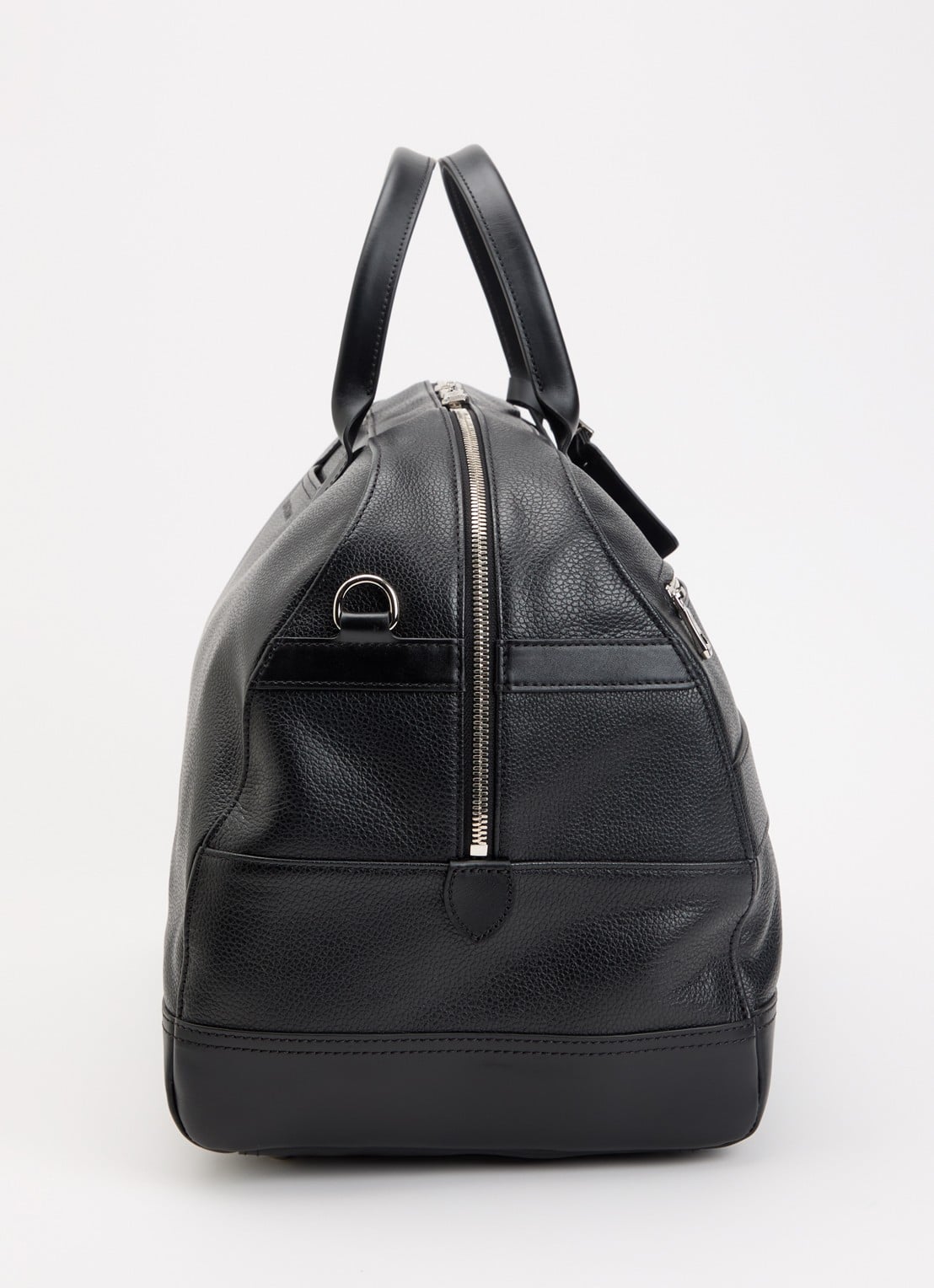 Longchamp Le Foulonné weekendtas L van leer - detail 2 zwart