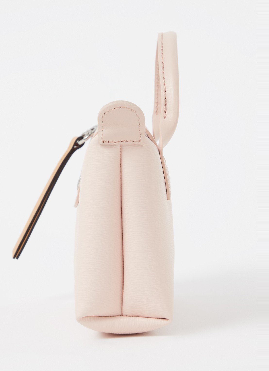 Longchamp Le Pliage City mini handtas met leren details - detail 4 oudroze