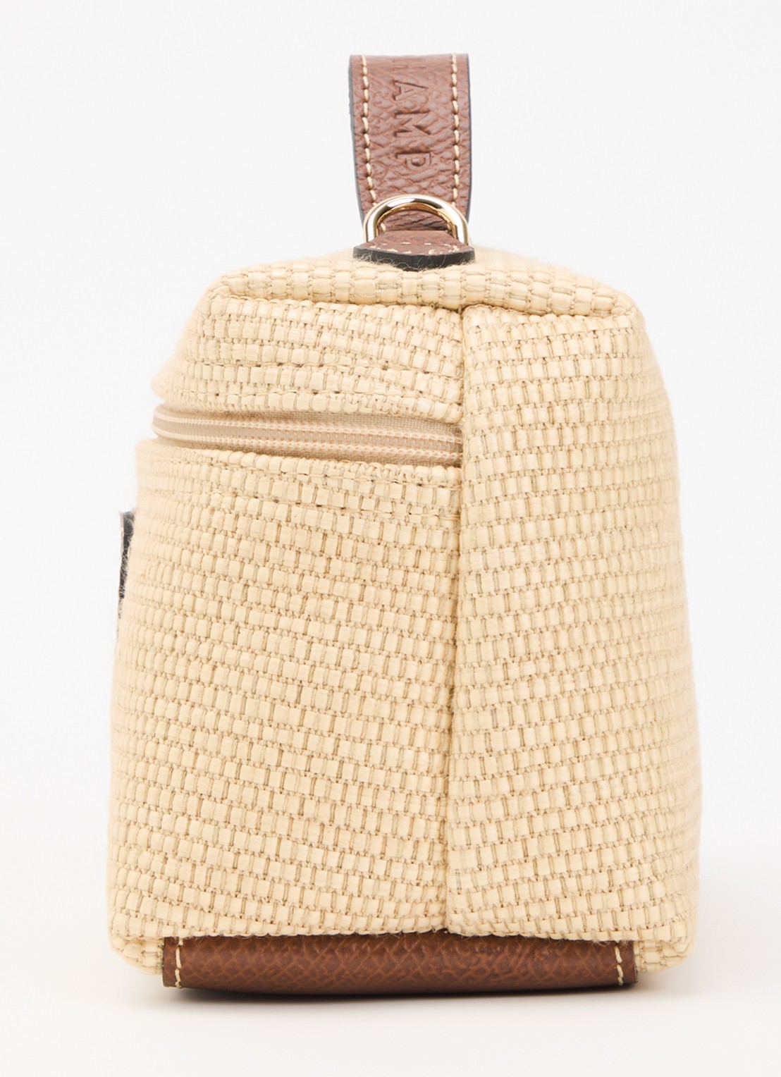 Longchamp  Le Pliage Collection crossbodytas XS met leren details en afneembare schouderriem - detail 2 bruin