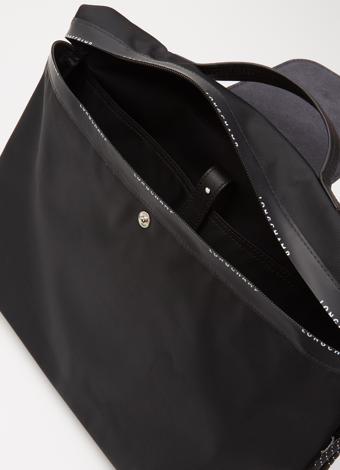 Longchamp Le Pliage Energy businesstas met leren details en 14-inch laptopvak - detail 2 zwart