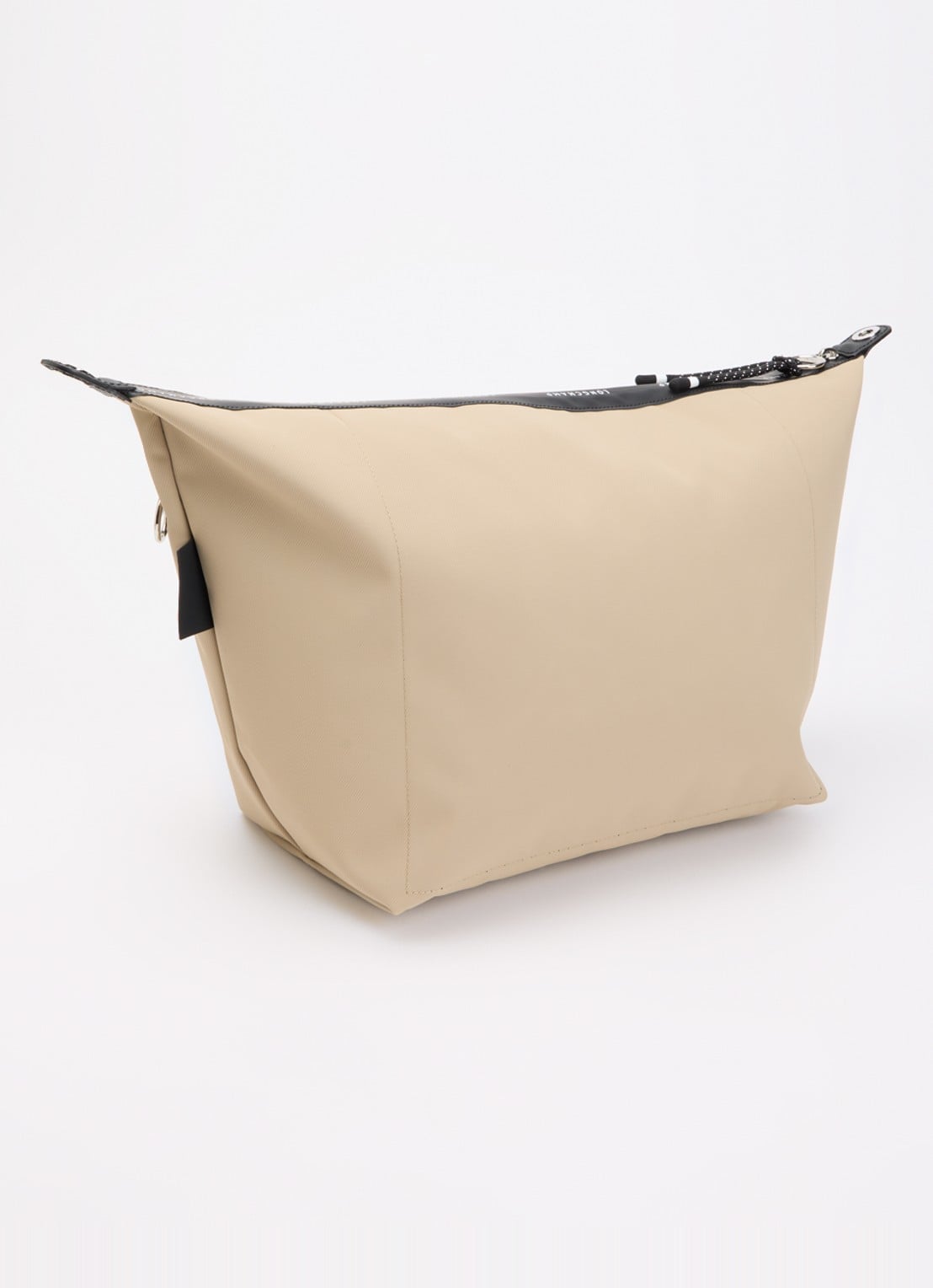 Longchamp Le Pliage Energy crossbodytas M van canvas met afneembare schouderriem - achterkant beige