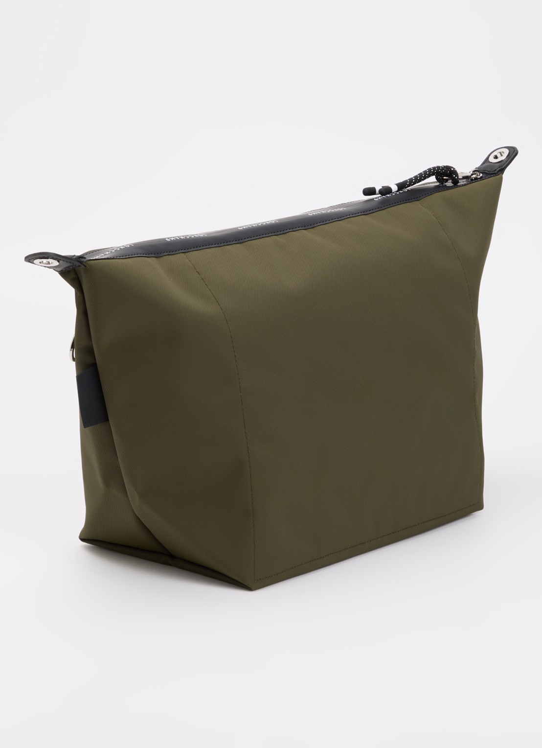 Longchamp Le Pliage Energy crossbodytas M van canvas met afneembare schouderriem - achterkant 4 legergroen