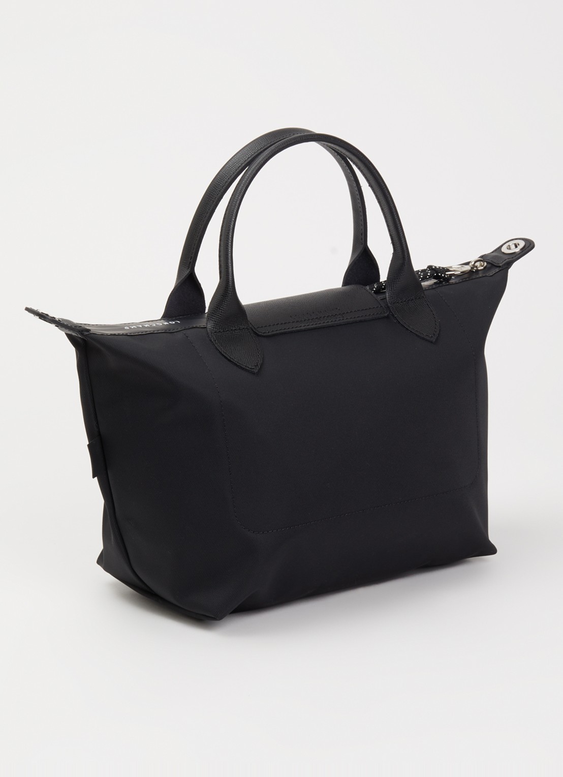 Longchamp Le Pliage Energy handtas S met leren details - achterkant zwart