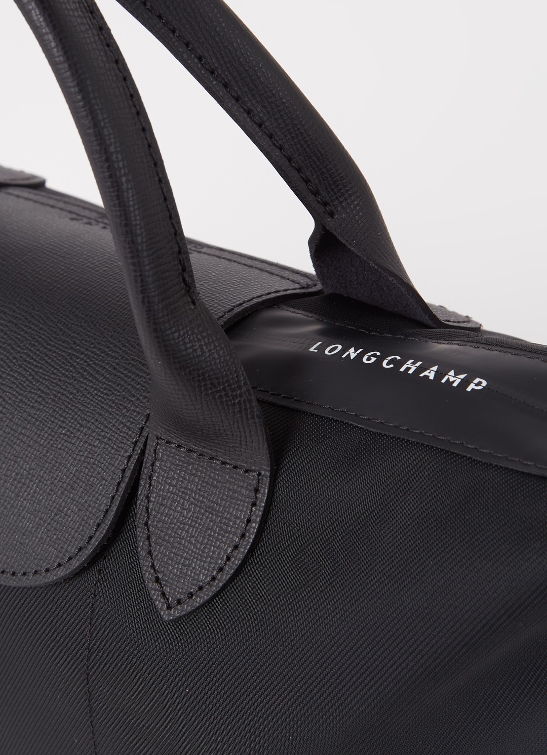 Longchamp Le Pliage Energy handtas S met leren details - detail 7 zwart