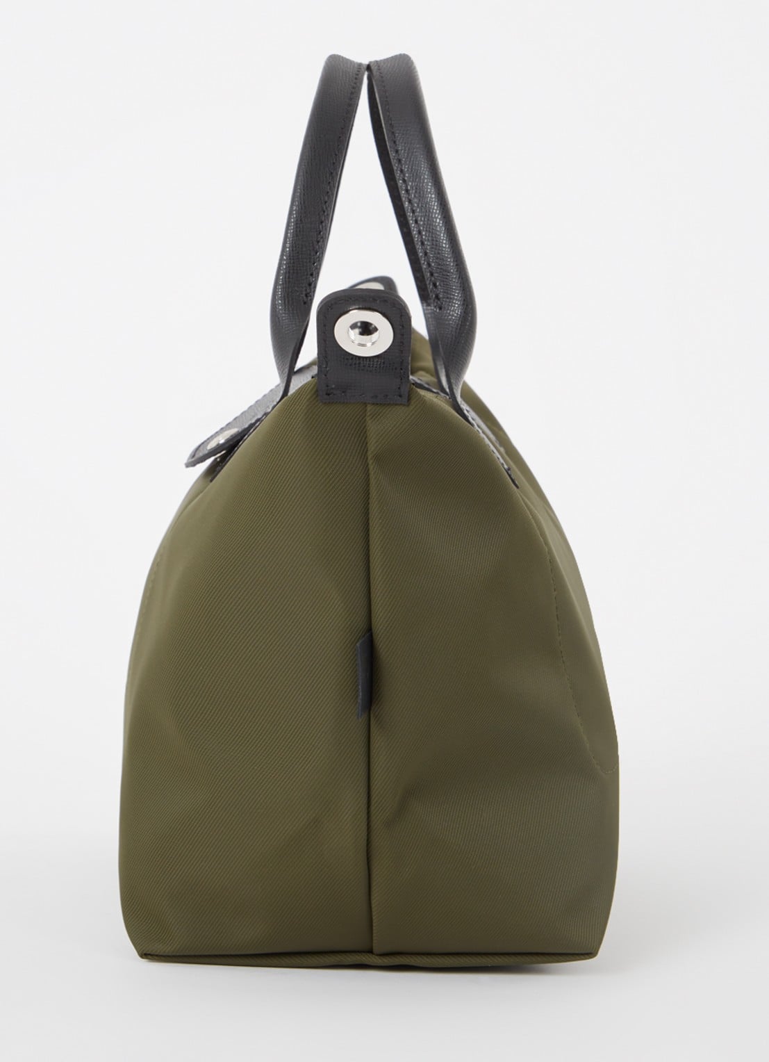 Longchamp Le Pliage Energy handtas S met leren details - detail 5 legergroen