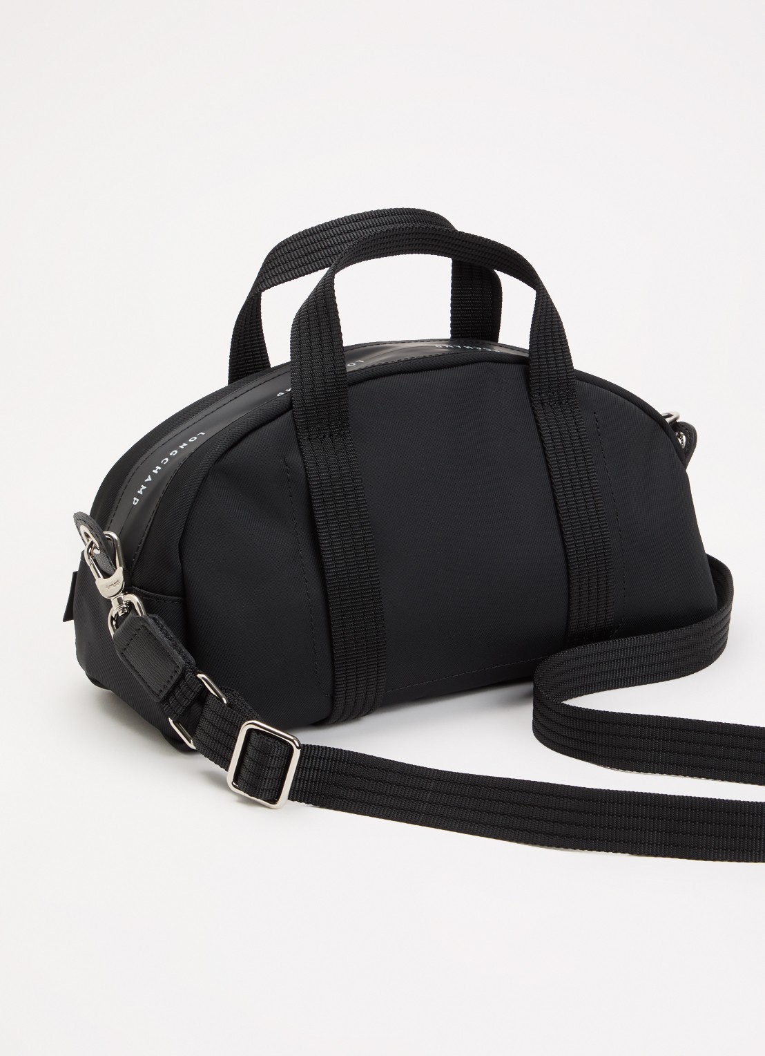 Longchamp Le Pliage Energy handtas XS met afneembare schouderriem - achterkant zwart