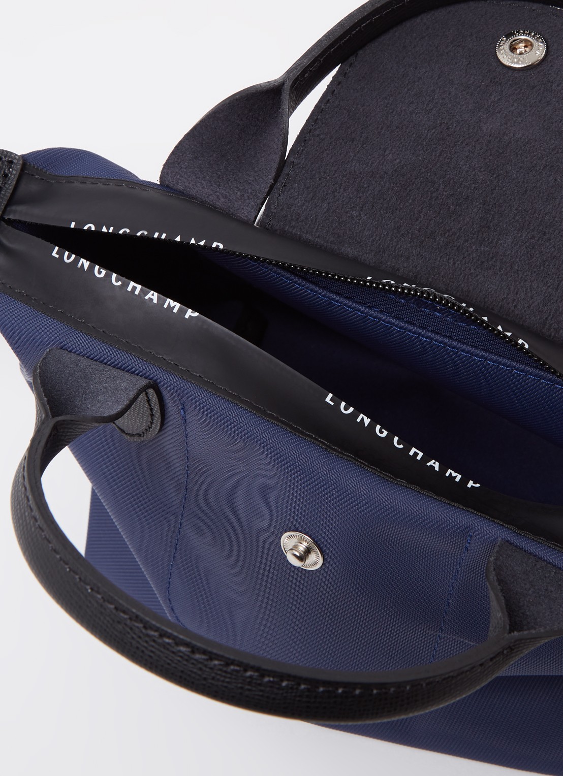 Longchamp Le Pliage Energy handtas XS met leren details - detail 4 blauw