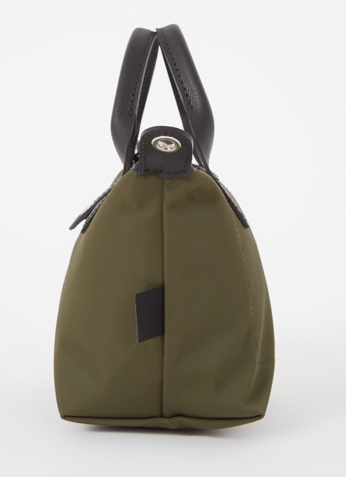 Longchamp Le Pliage Energy handtas XS met leren details - detail 3 bronsgroen