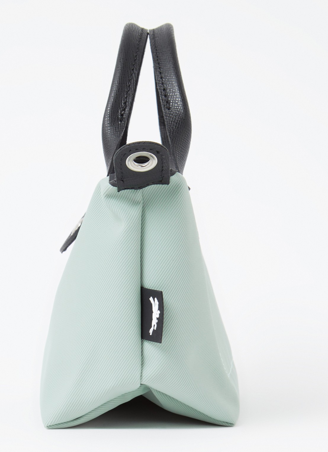 Longchamp Le Pliage Energy handtas XS met leren details - detail 5 lindegroen