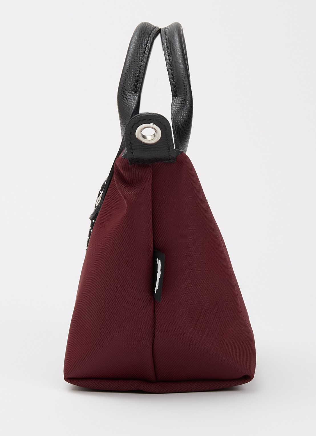 Longchamp Le Pliage Energy handtas XS met leren details - detail 3 bordeauxrood
