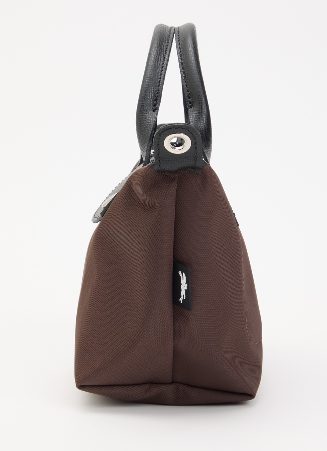 Longchamp Le Pliage Energy handtas XS met leren details - detail 3 donkerbruin