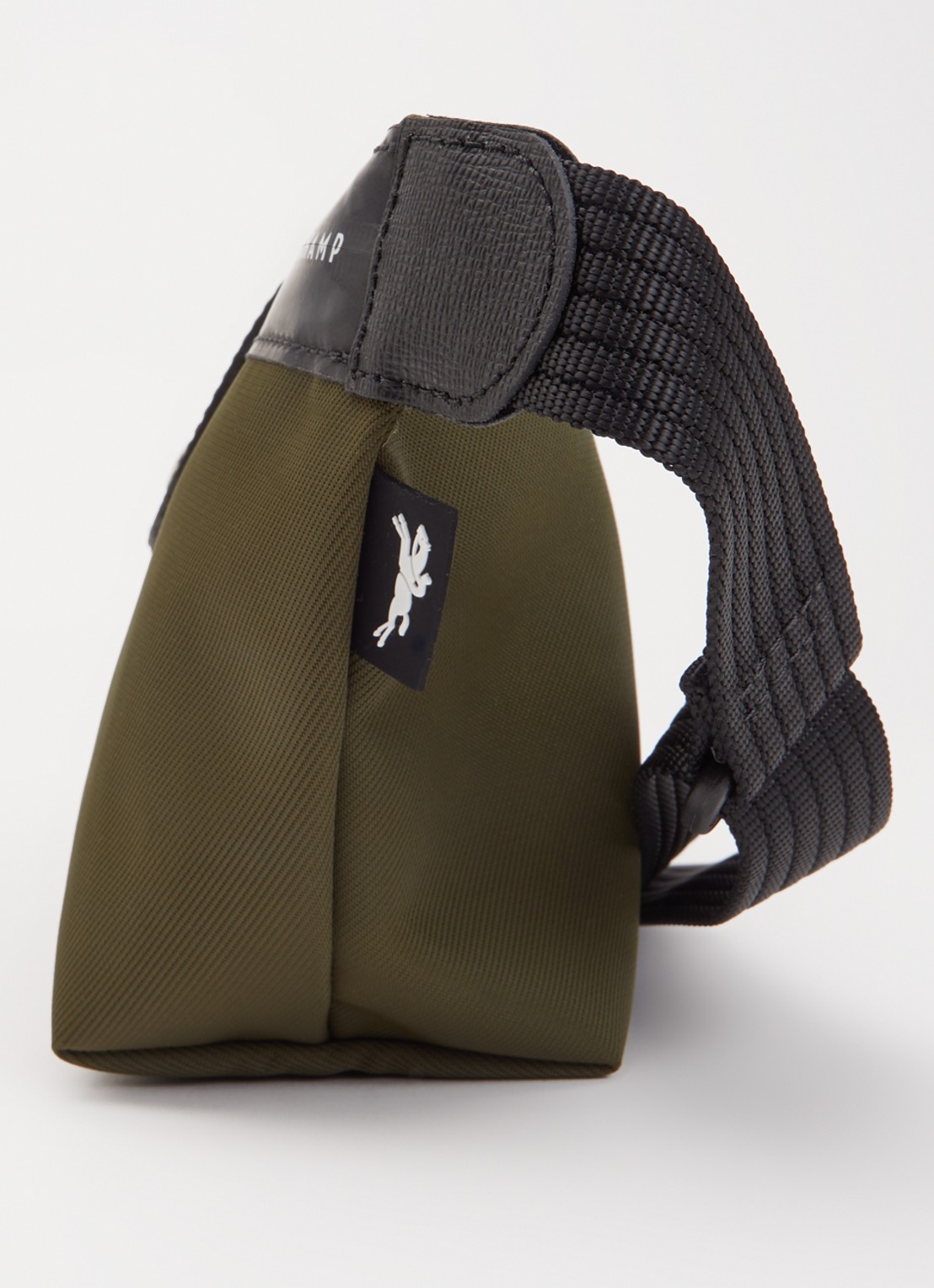 Longchamp Le Pliage Energy heuptas M met leren details - detail 3 khaki